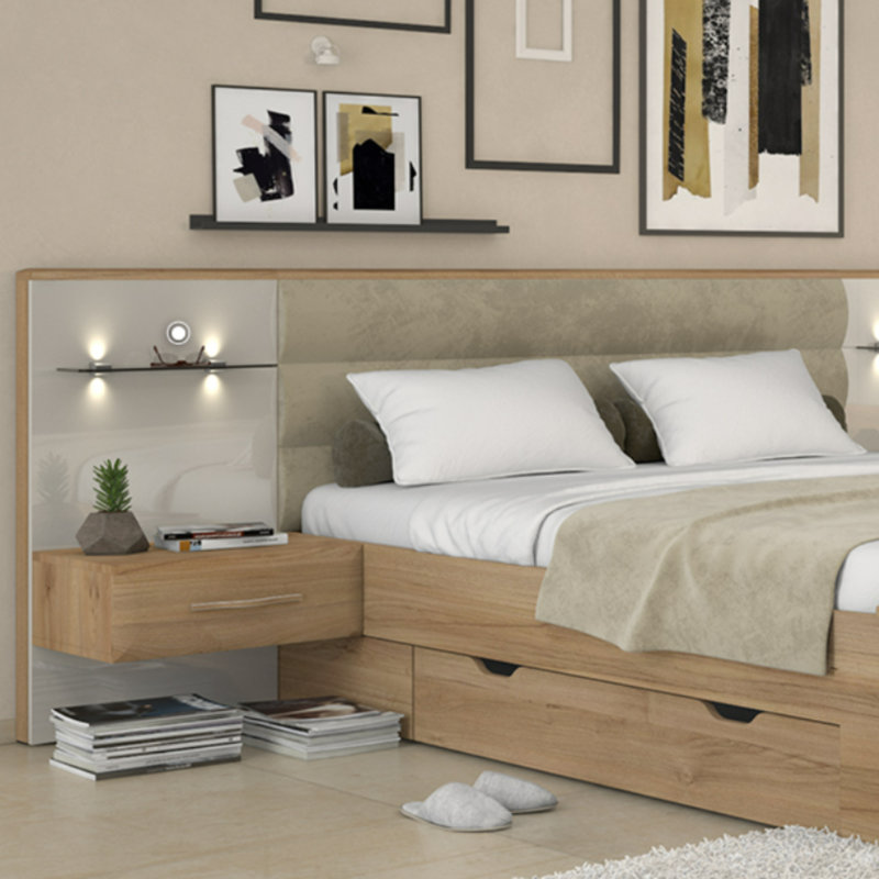 Gala Upholstered Platform Bed